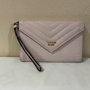 Victoria's Secret Light Pink Wristlet Clutch